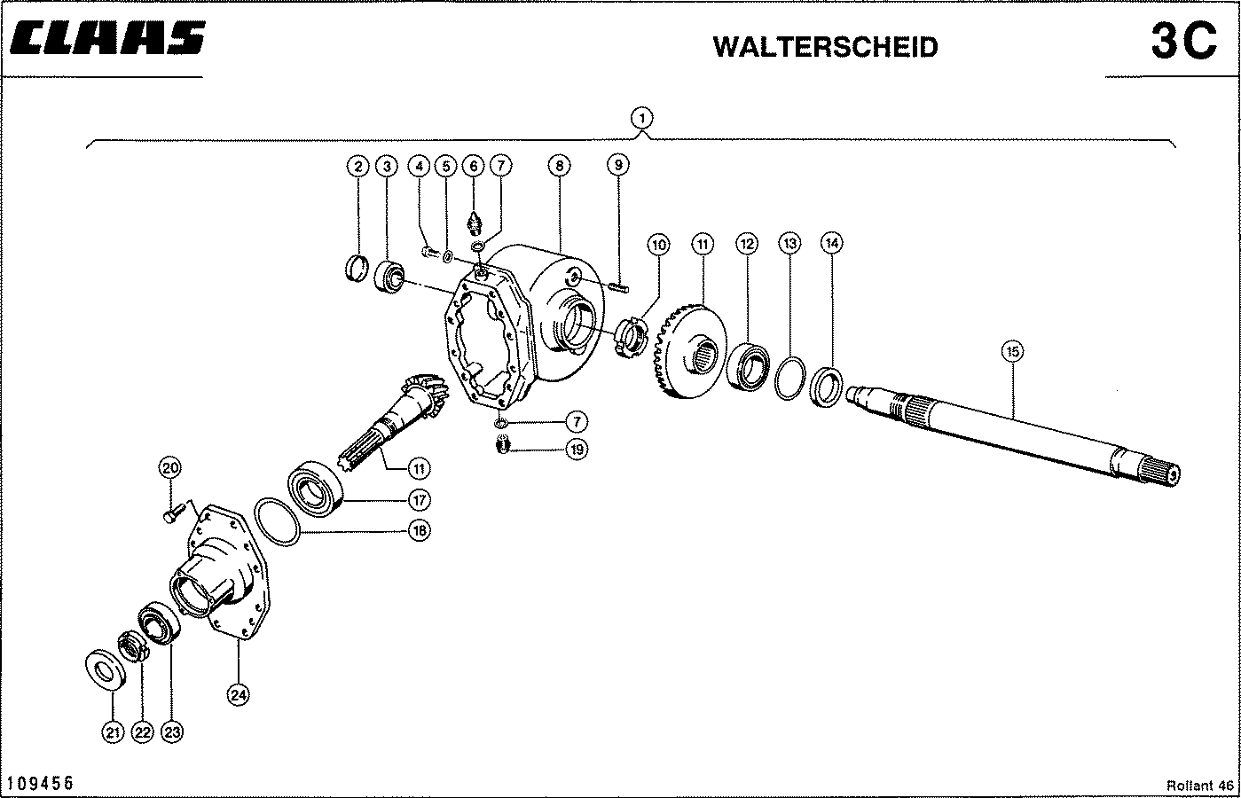 ROLLANT - GETRIEBE "WALTERSCHEID"