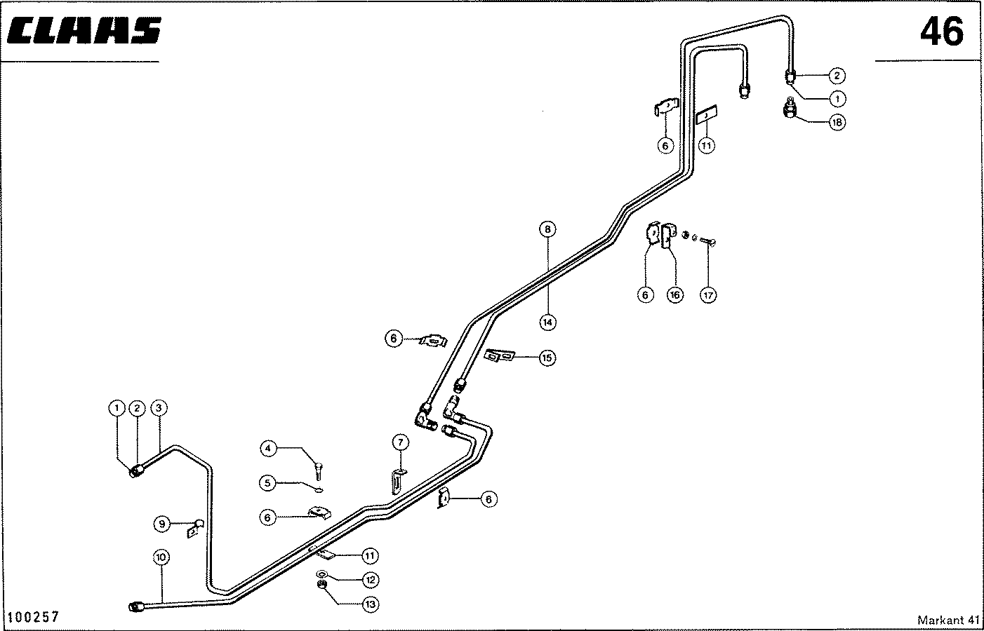 MARKANT - BALLENSCHLEUDER - ROHRLEITUNGEN, VAR. 3638, 3639