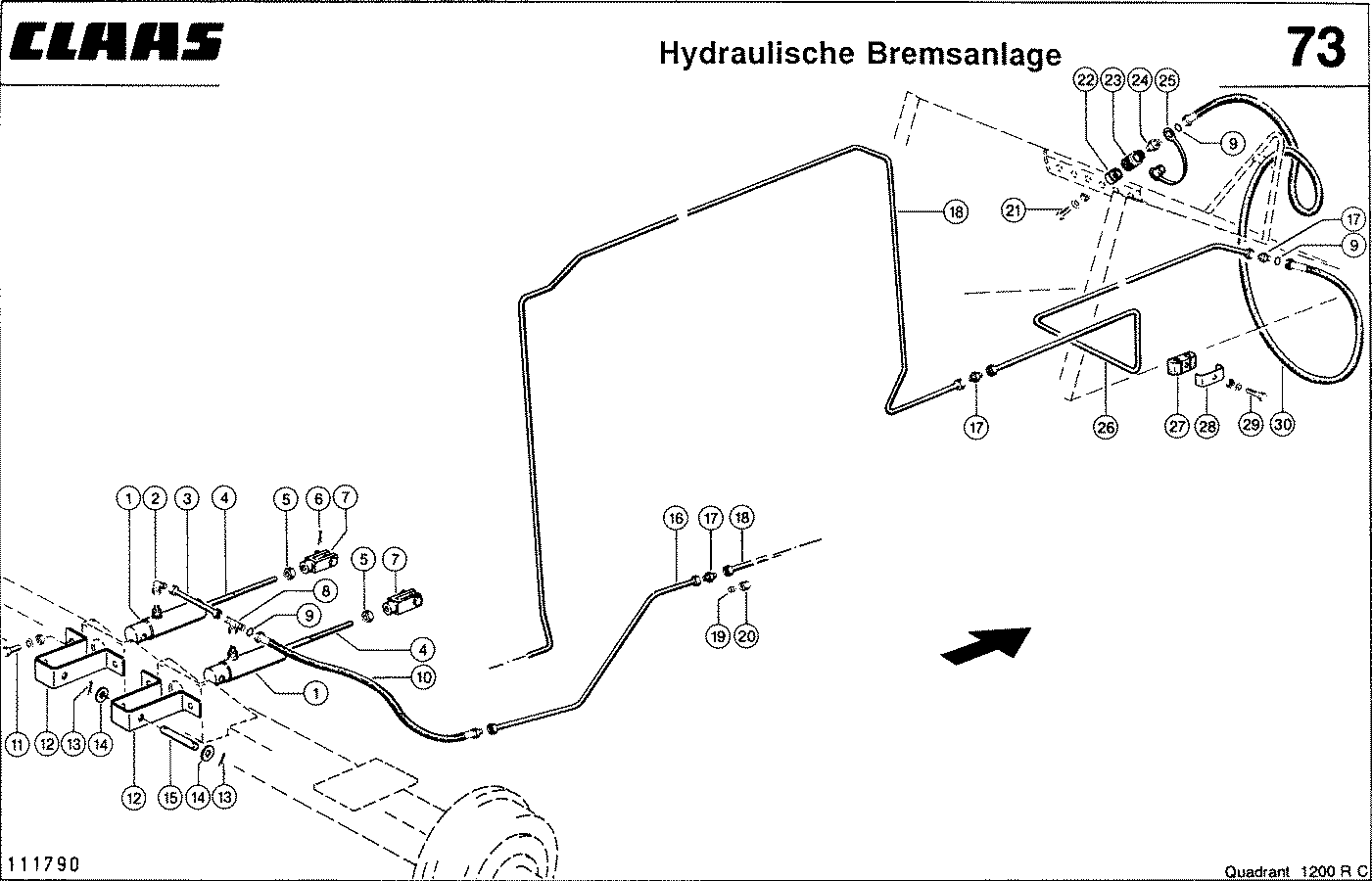 QUADRANT - HYDRAULISCHE BREMSE, VAR. 9383