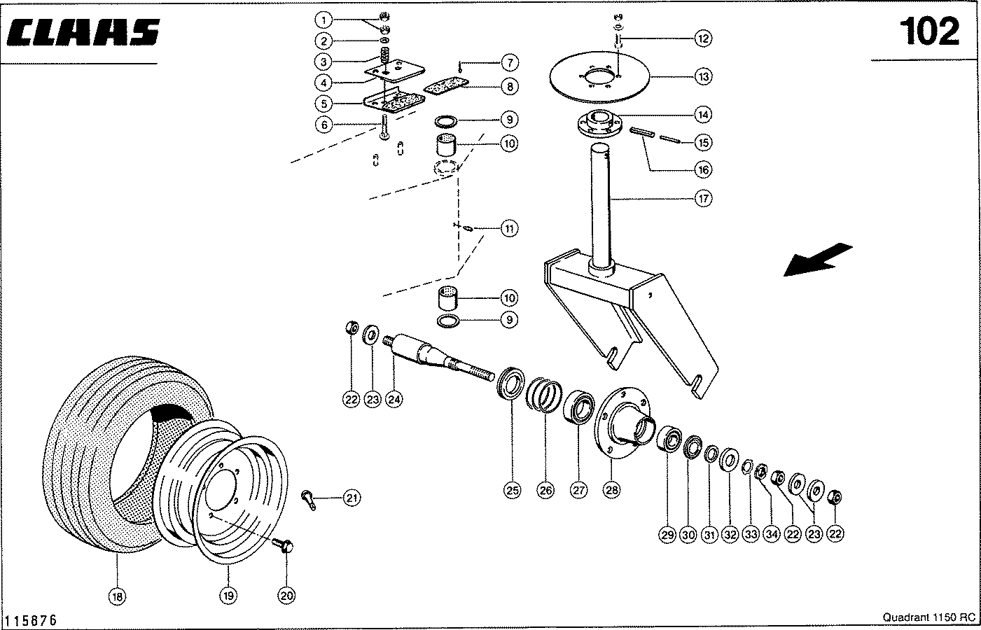 QUADRANT - BALLENSTAPLER, LAUFRAEDER