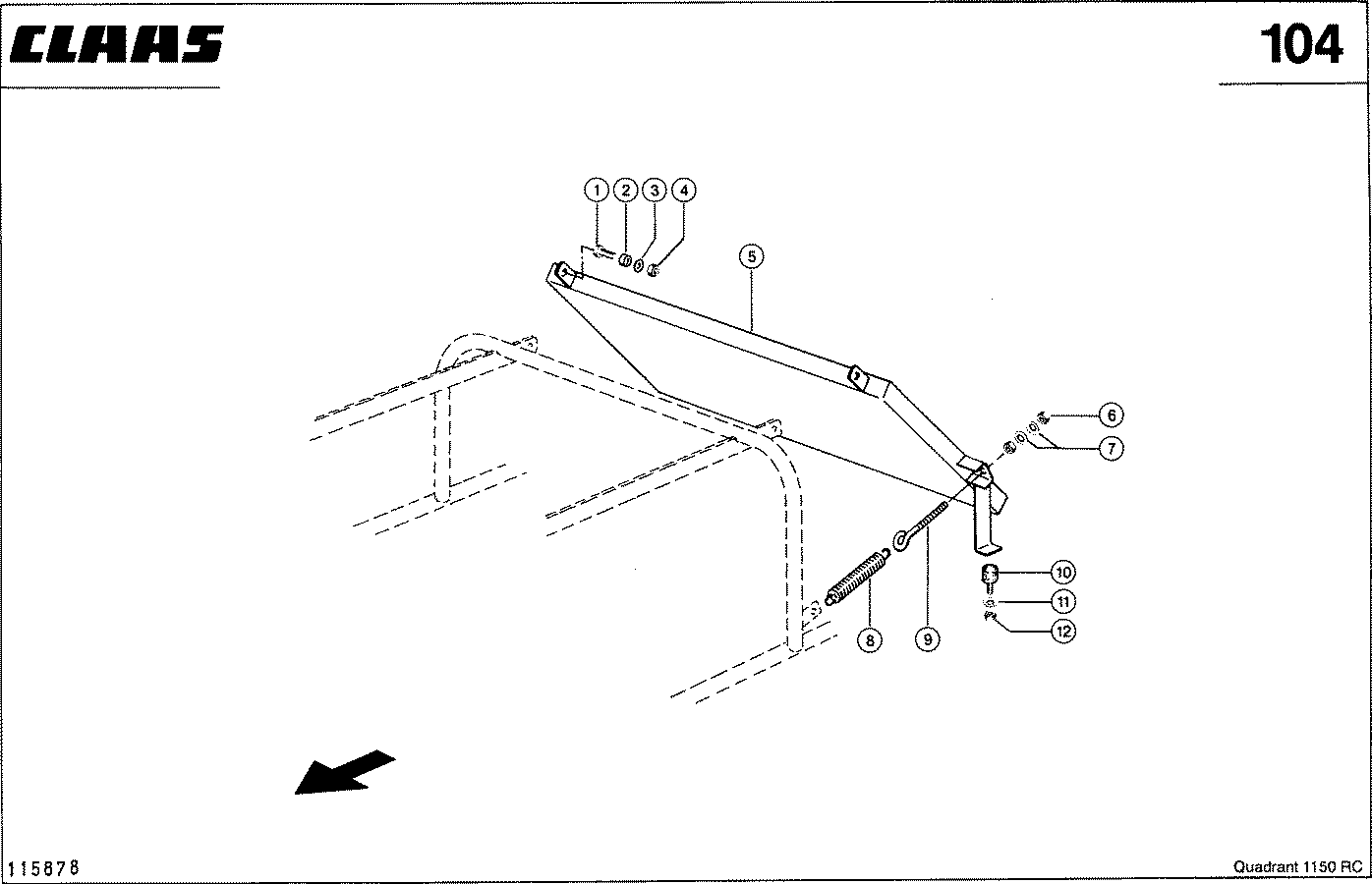 QUADRANT - BALLENSTAPLER, BALLENBREMSE
