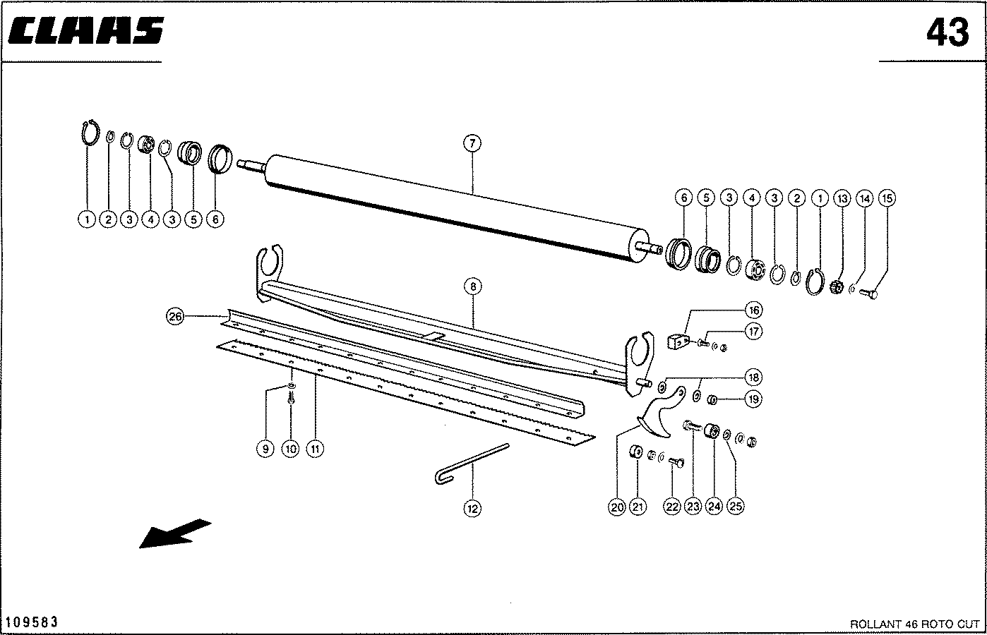 ROLLANT - NETZBINDUNG; WALZE, MESSER