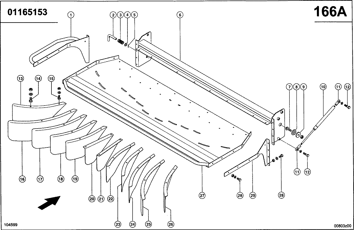 LEXION - STROHHAECKSLER-VERTEILER, NORDAMERIKA