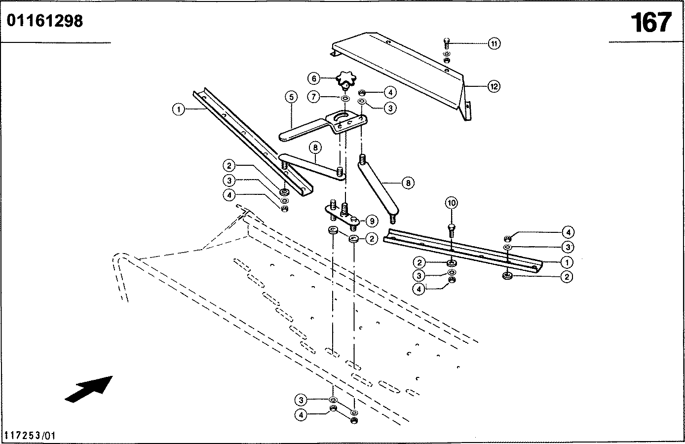 LEXION - STROHHAECKSLER, STREUBLECHVERSTELLUNG