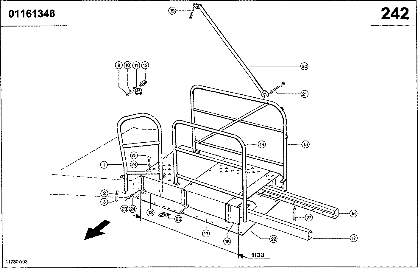 LEXION - VERBREITERUNG MIT GELAENDER