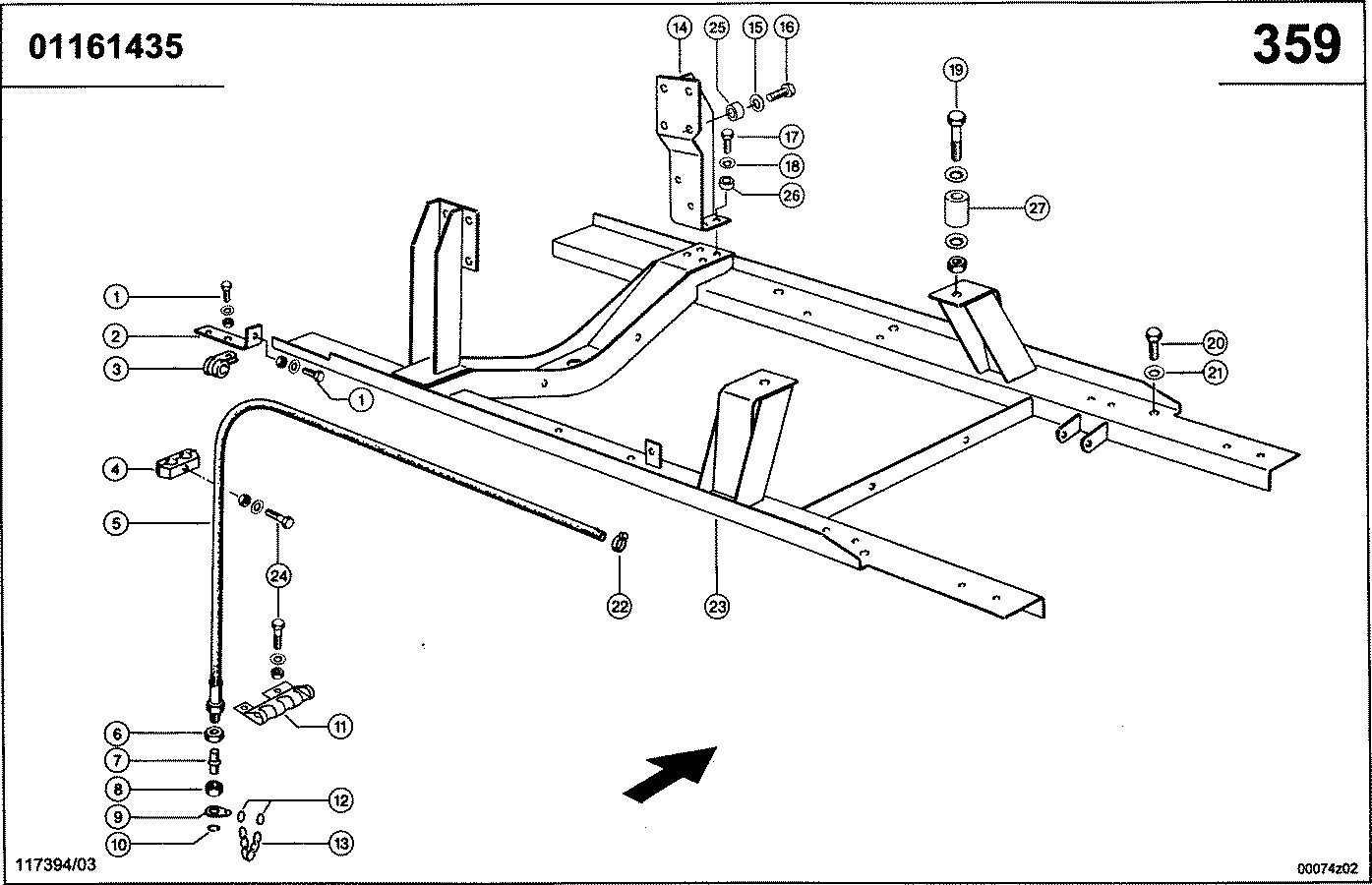 LEXION - MOTOR 3126-ATAAC / 3126 B; KONSOLE - OEL