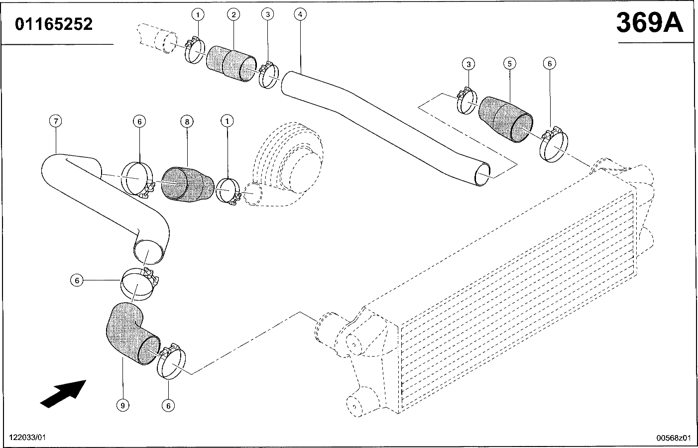 LEXION - MOTOR 3126 B; LADELUFTANLAGE