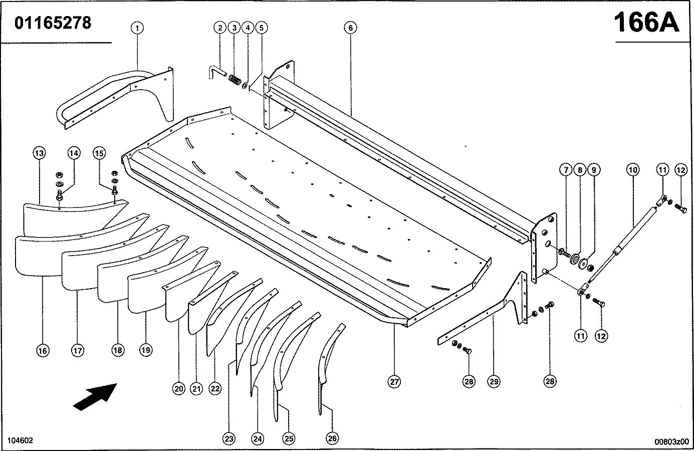 LEXION - STROHHAECKSLER-VERTEILER, NORDAMERIKA