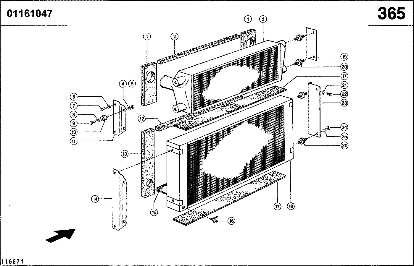 LEXION - MOTOR 3176-ATAAC; KUEHLANLAGE