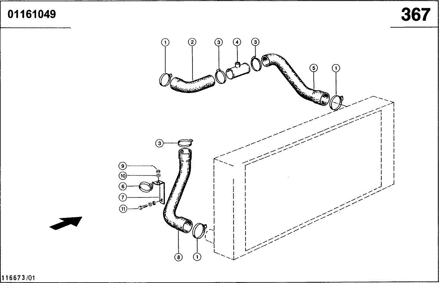 LEXION - MOTOR 3176-ATAAC; KUEHLWASSERANLAGE