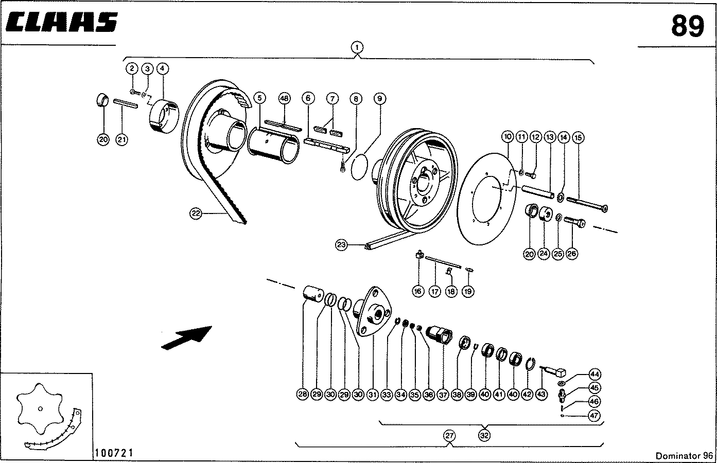 DOMINATOR - TROMMELREGELTRIEB, VAR. 3281