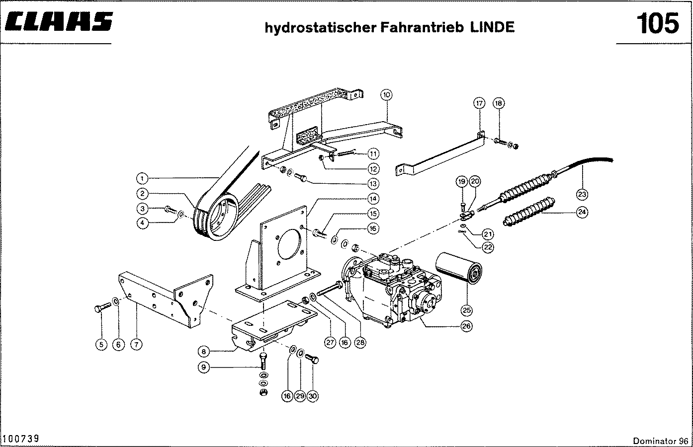 DOMINATOR - ГИДРООБЪЕМНЫЙ ПРИВОД ДВИЖЕНИЯ -LINDE-