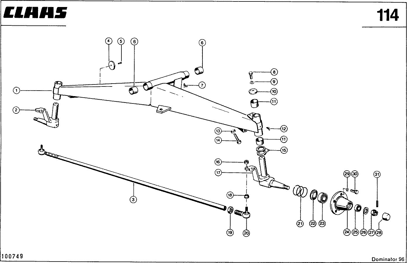 DOMINATOR - 2,05 M LENKACHSE, VAR. 2686