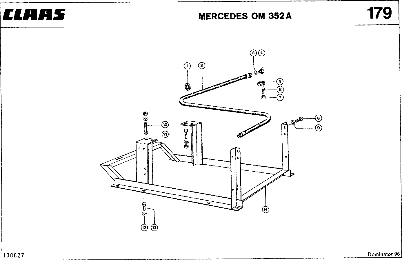 DOMINATOR - MOTORZUBEHOER, MERCEDES OM 352 A