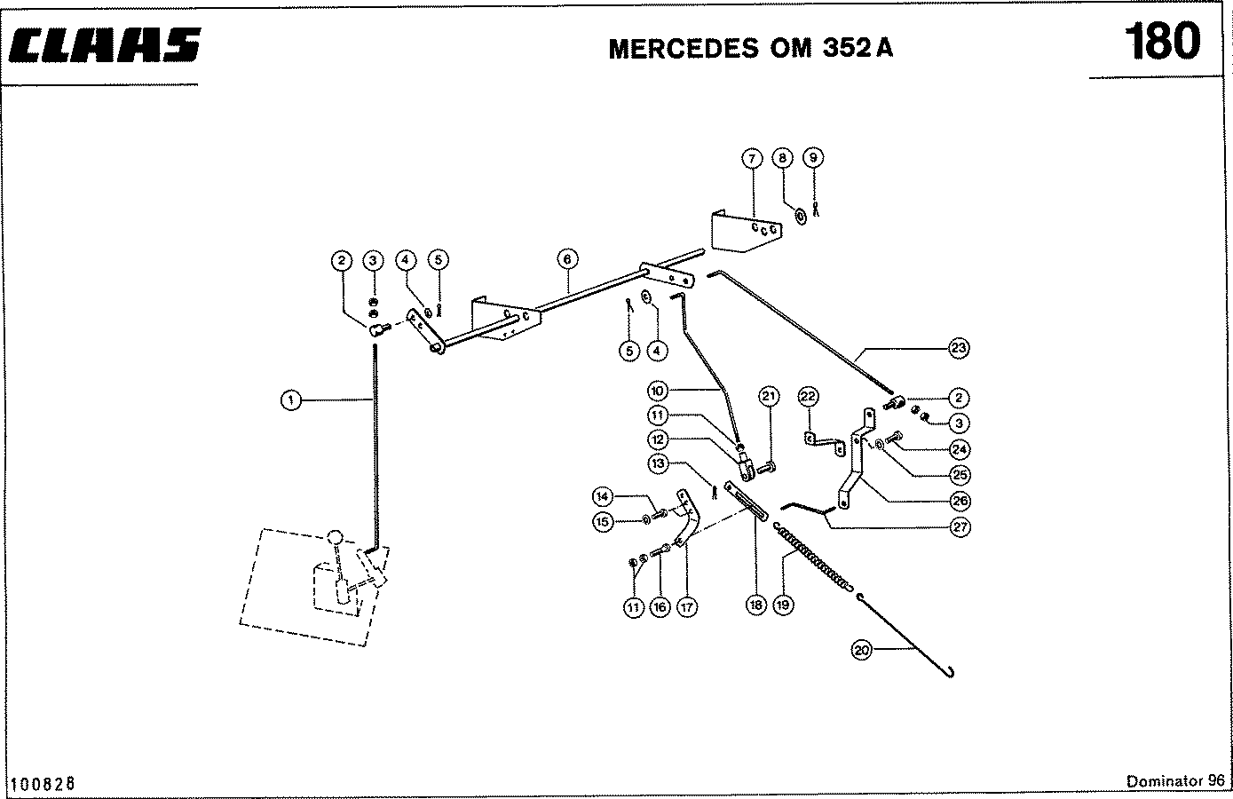 DOMINATOR - MOTORZUBEHOER, MERCEDES OM 352 A