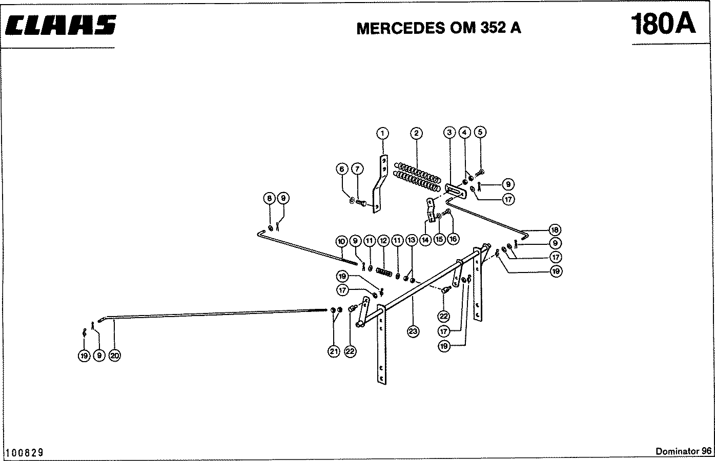 DOMINATOR - MOTORZUBEHOER, MERCEDES OM 352 A