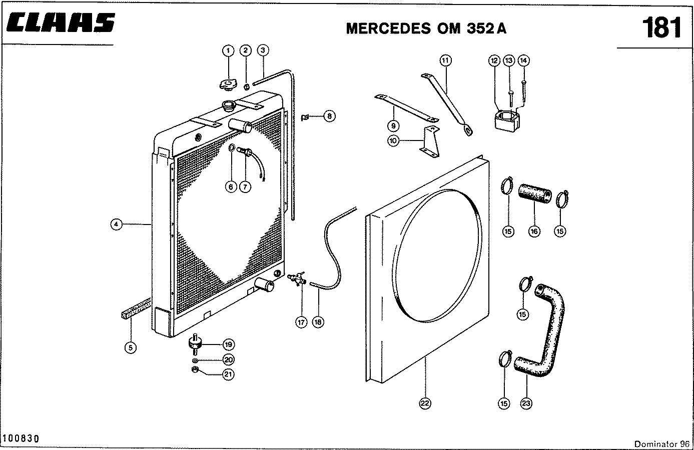 DOMINATOR - MOTORZUBEHOER, MERCEDES OM 352 A