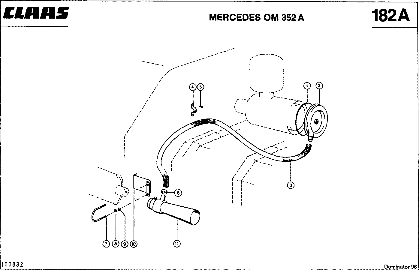 DOMINATOR - MOTORZUBEHOER, MERCEDES OM 352 A