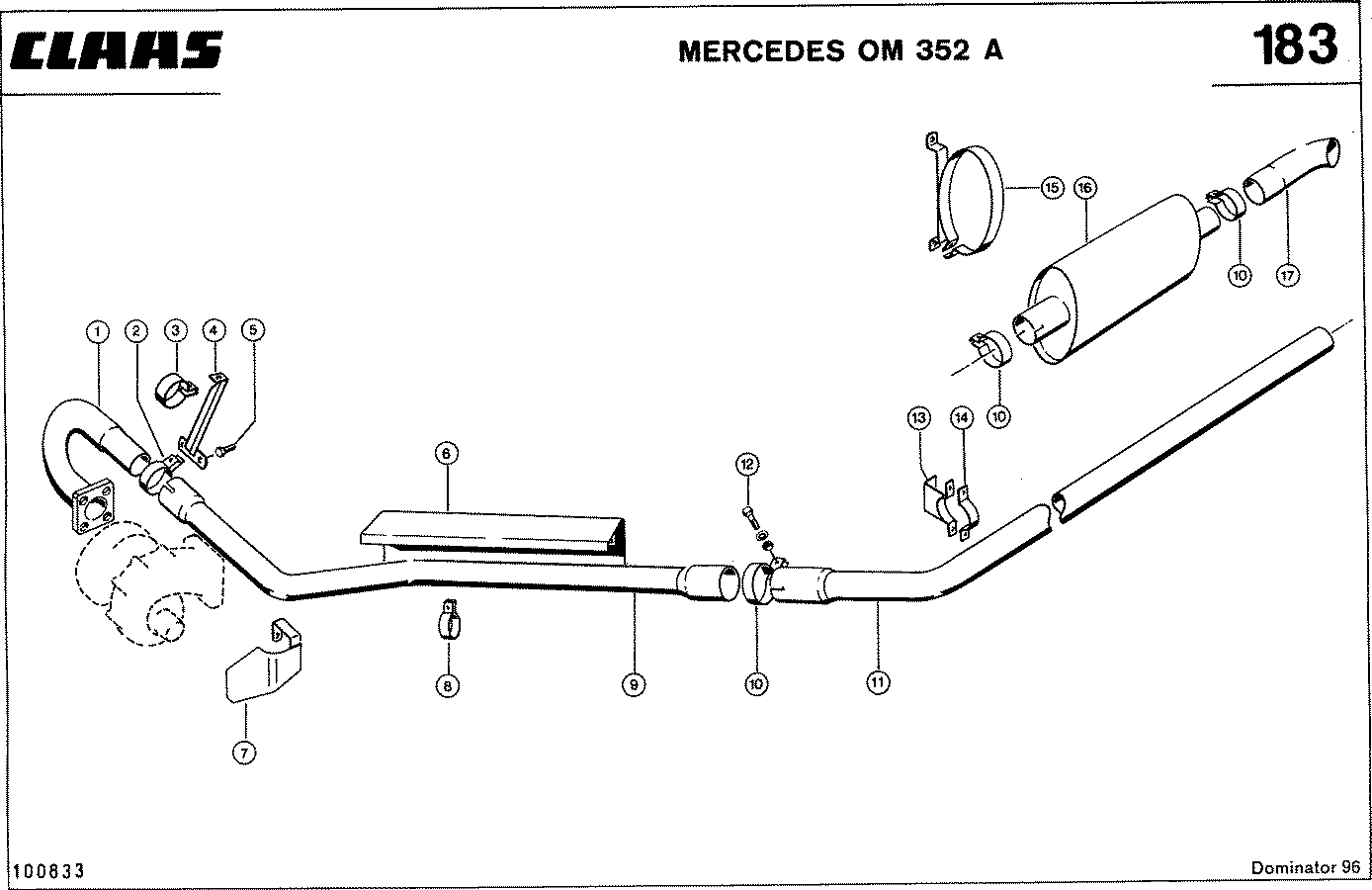 DOMINATOR - MOTORZUBEHOER, MERCEDES OM 352 A