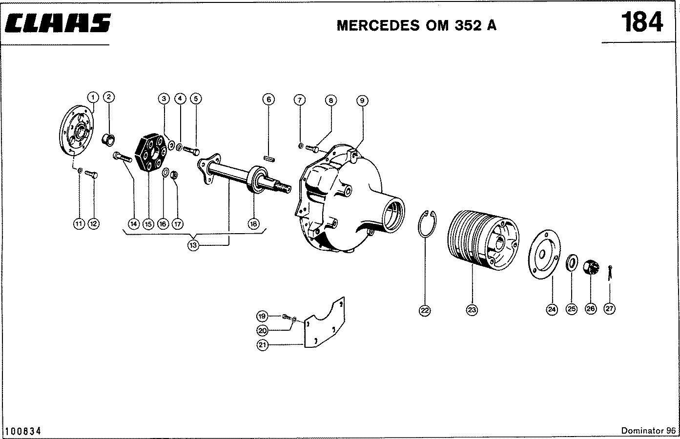 DOMINATOR - MOTORZUBEHOER, MERCEDES OM 352 A
