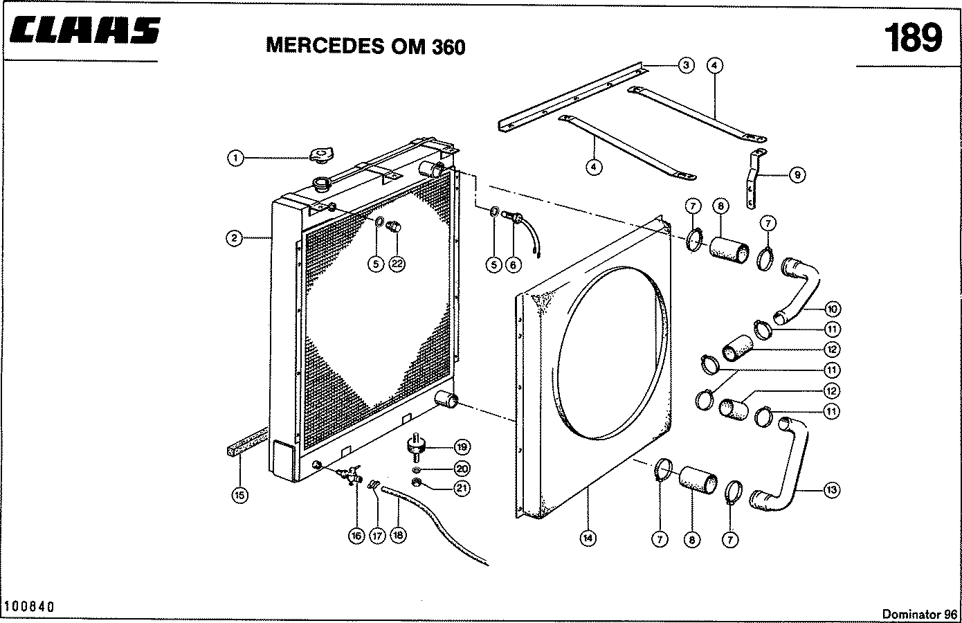 DOMINATOR - MOTORZUBEHOER, MERCEDES OM 360