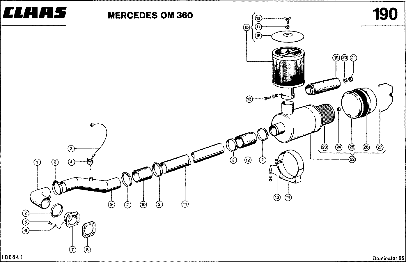 DOMINATOR - MOTORZUBEHOER, MERCEDES OM 360