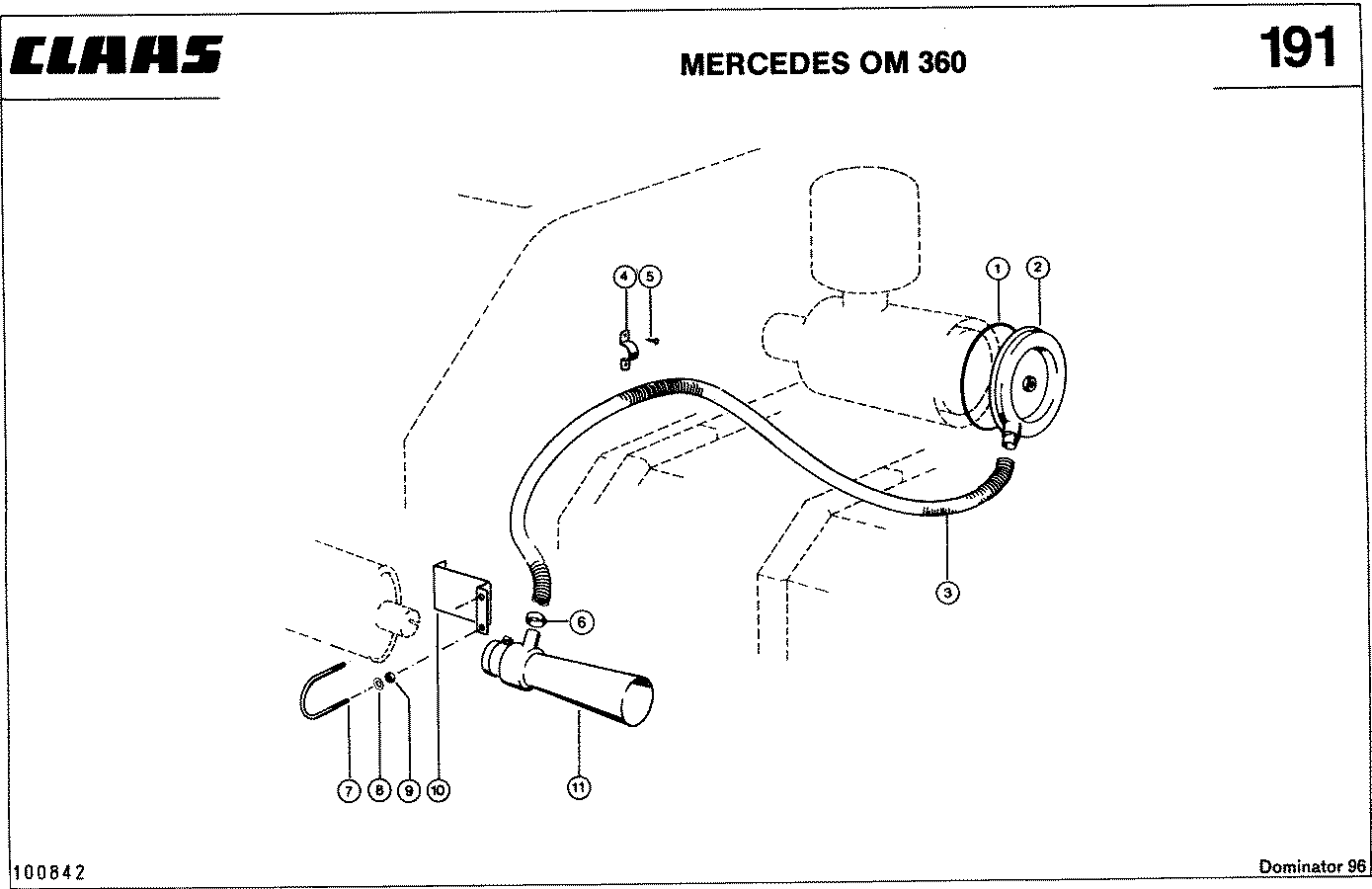 DOMINATOR - MOTORZUBEHOER, MERCEDES OM 360