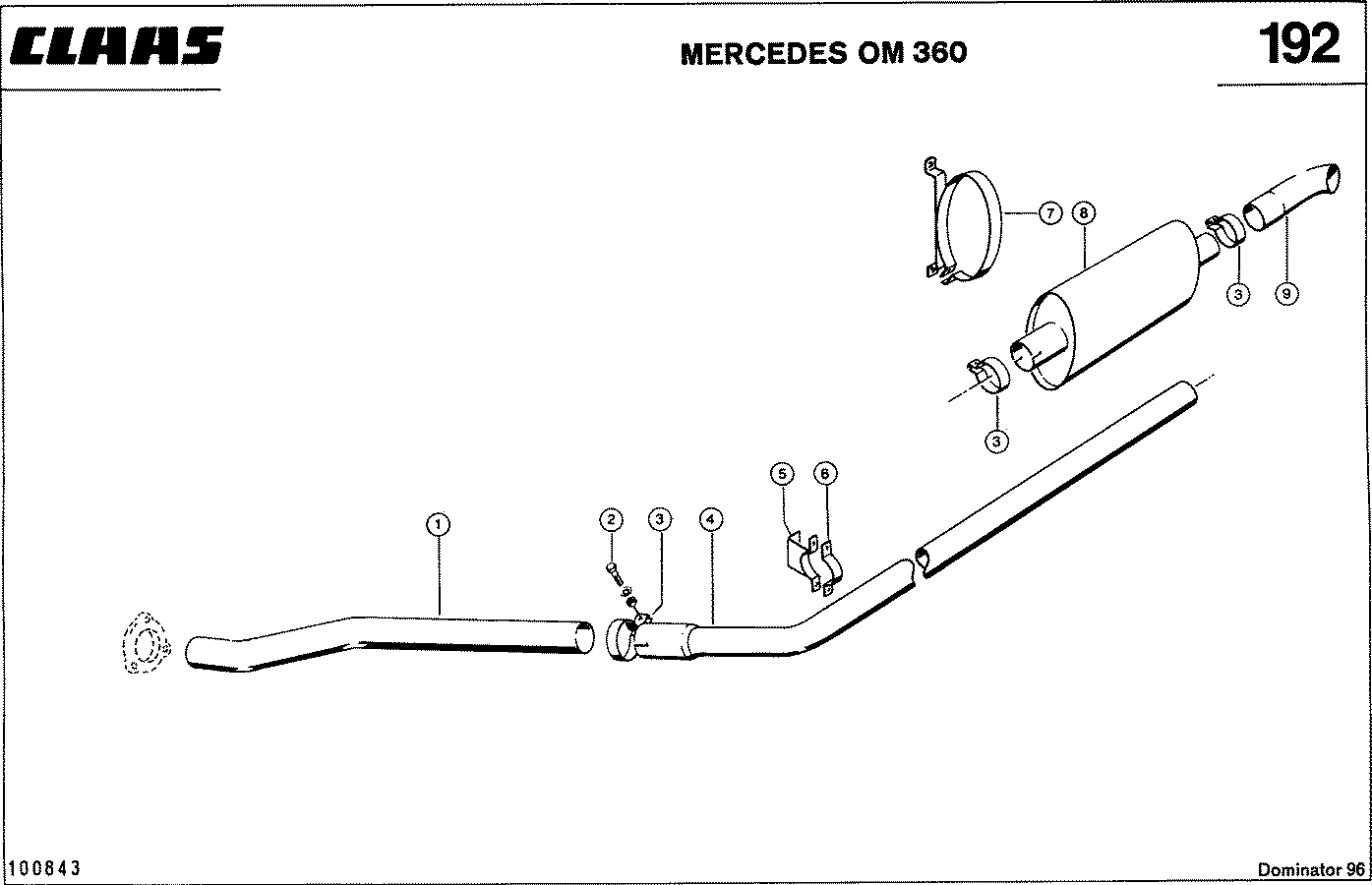DOMINATOR - MOTORZUBEHOER, MERCEDES OM 360