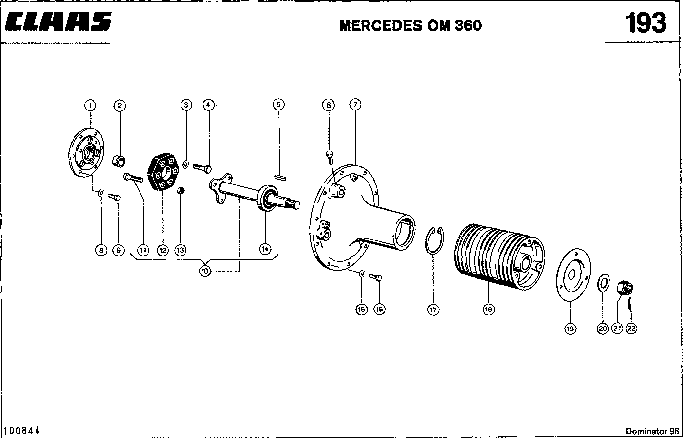 DOMINATOR - MOTORZUBEHOER, MERCEDES OM 360