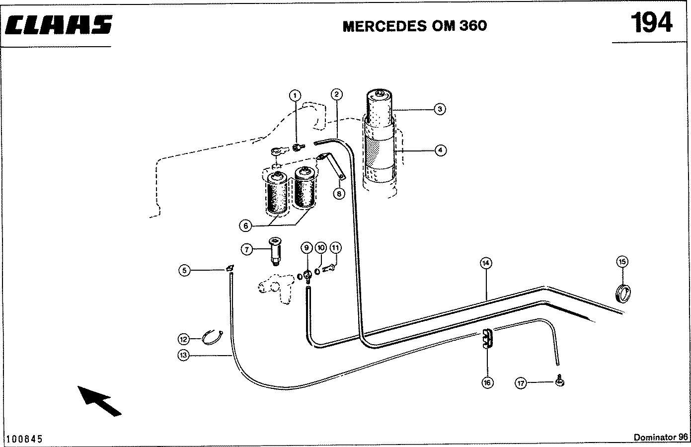 DOMINATOR - MOTORZUBEHOER, MERCEDES OM 360
