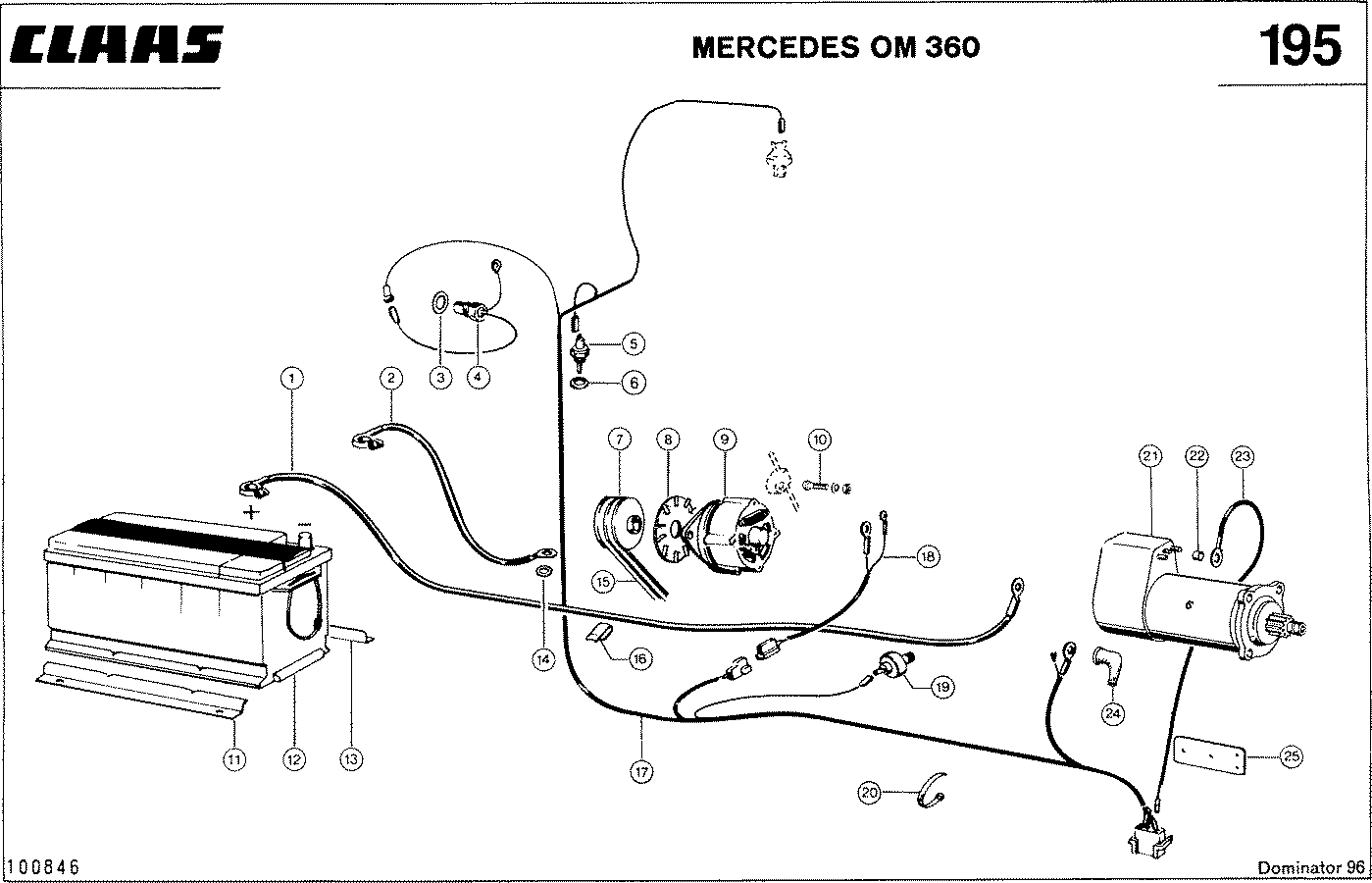 DOMINATOR - MOTORZUBEHOER, MERCEDES OM 360