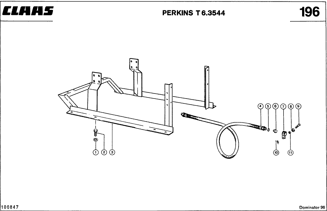 DOMINATOR - MOTORZUBEHOER, PERKINS T 6.3544