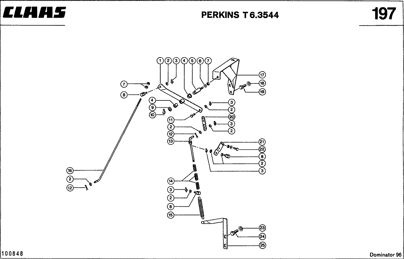 DOMINATOR - MOTORZUBEHOER, PERKINS T 6.3544