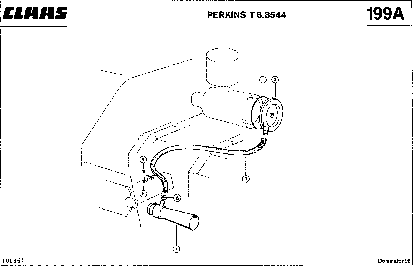 DOMINATOR - MOTORZUBEHOER, PERKINS T 6.3544