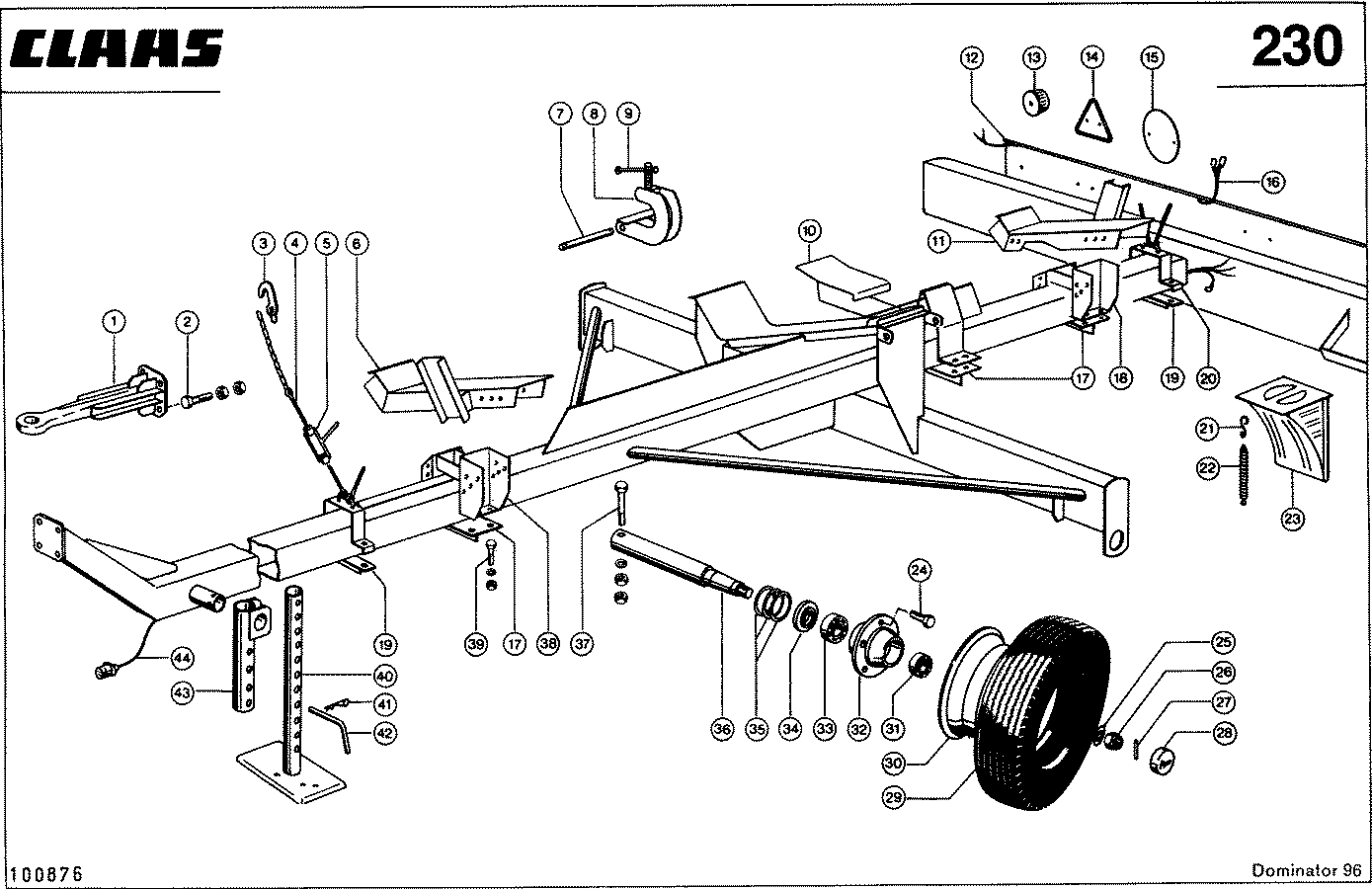 DOMINATOR - SCHNEIDWERKWAGEN, VAR. 2620 UND 3959
