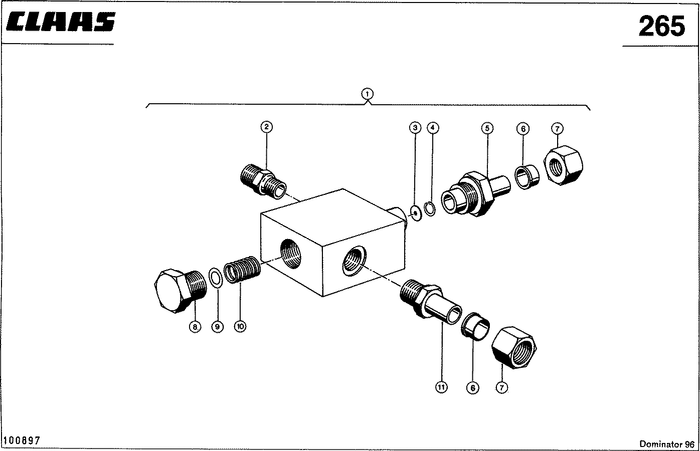 DOMINATOR - HASPEL-HORIZONTALVERSTELLUNG, VAR.3675 / 3749