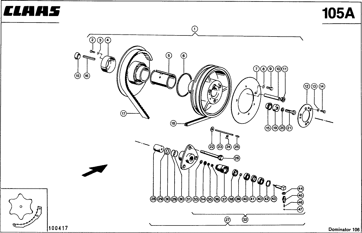 DOMINATOR - TROMMELREGELTRIEB, VAR.4418