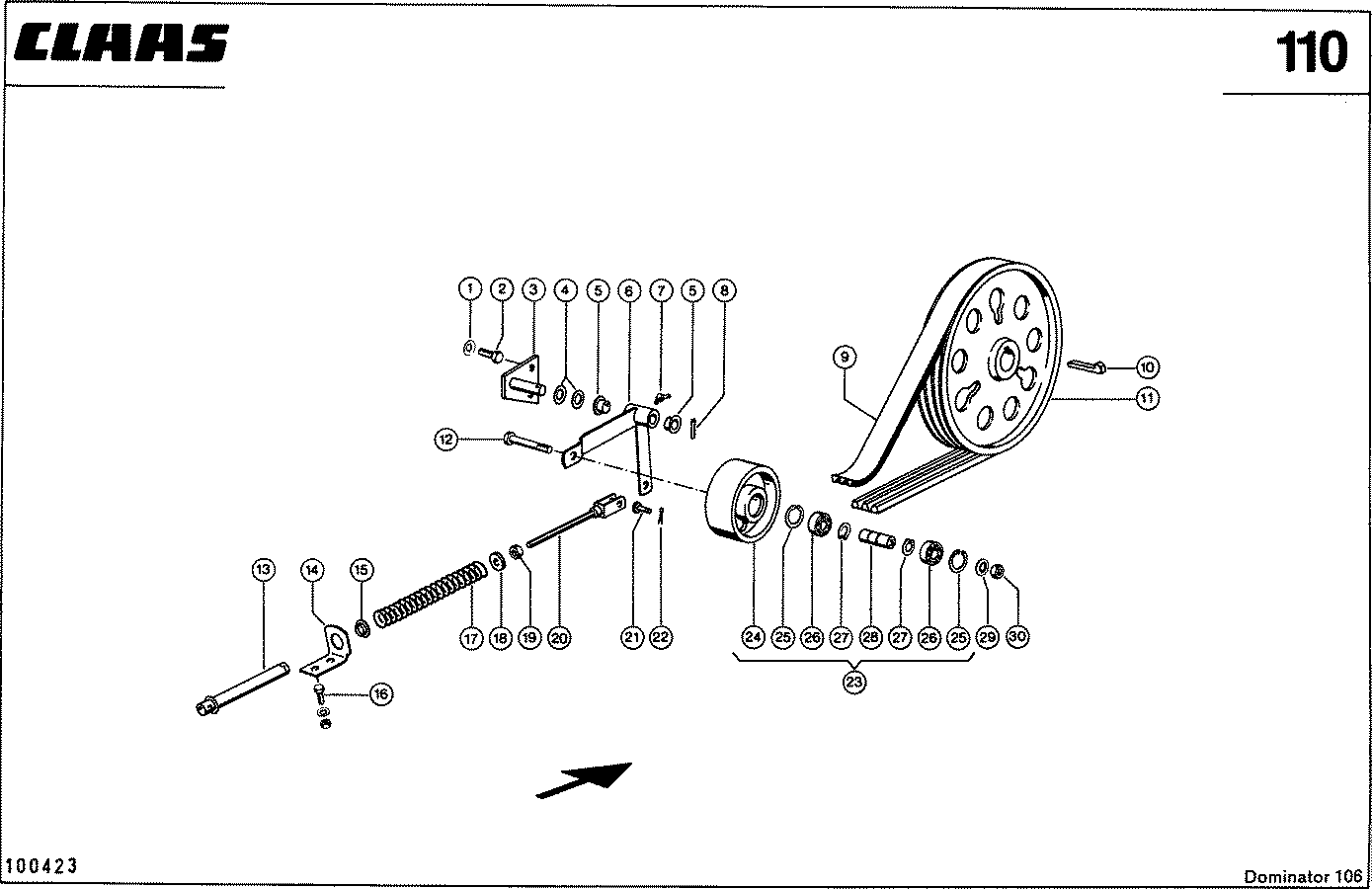 DOMINATOR - TROMMELANTRIEB, VAR.3254 / 3255