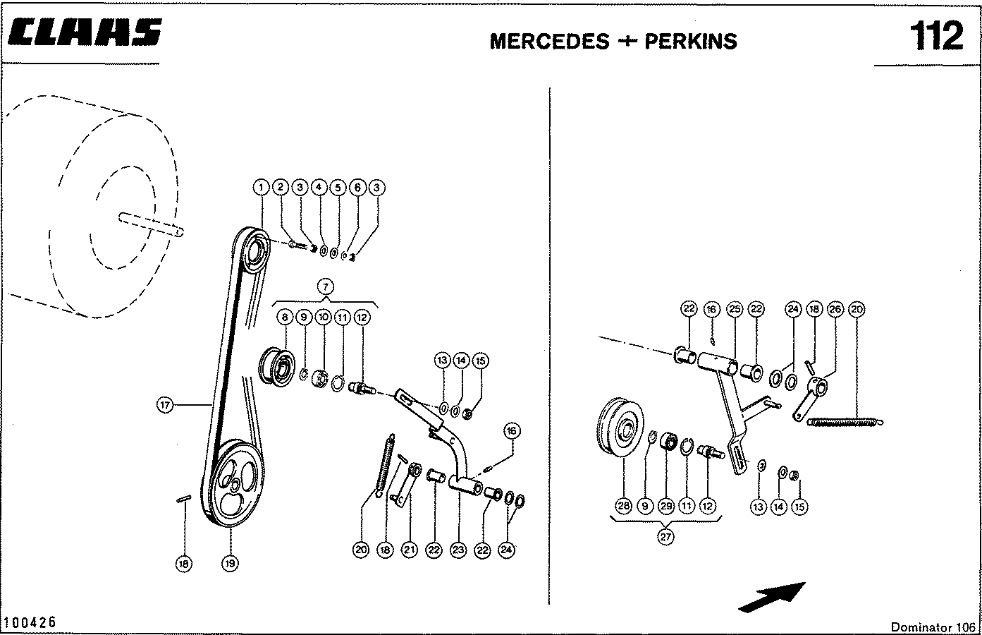 DOMINATOR - ROTORANTRIEB, BEI MERCEDES- UND PERKINS-MOTOR