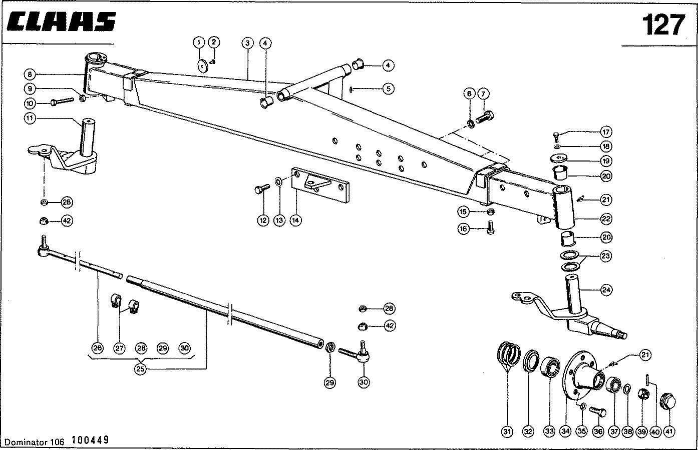 DOMINATOR - VERSTELLBARE LENKACHSE, VAR.3262