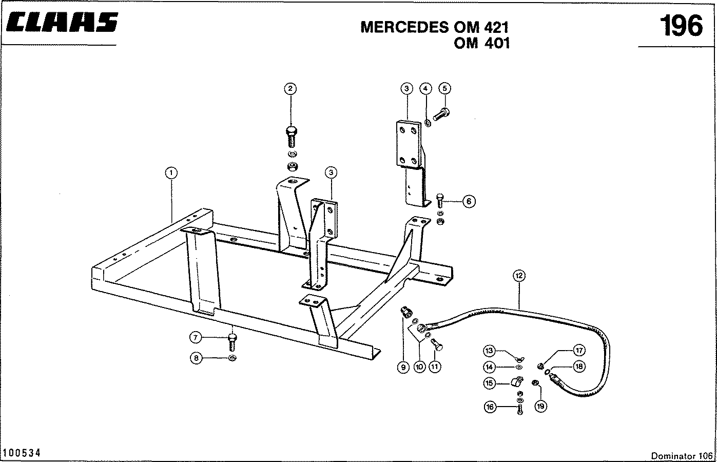 DOMINATOR - MOTORZUBEHOER, MERCEDES OM 421 / OM 401