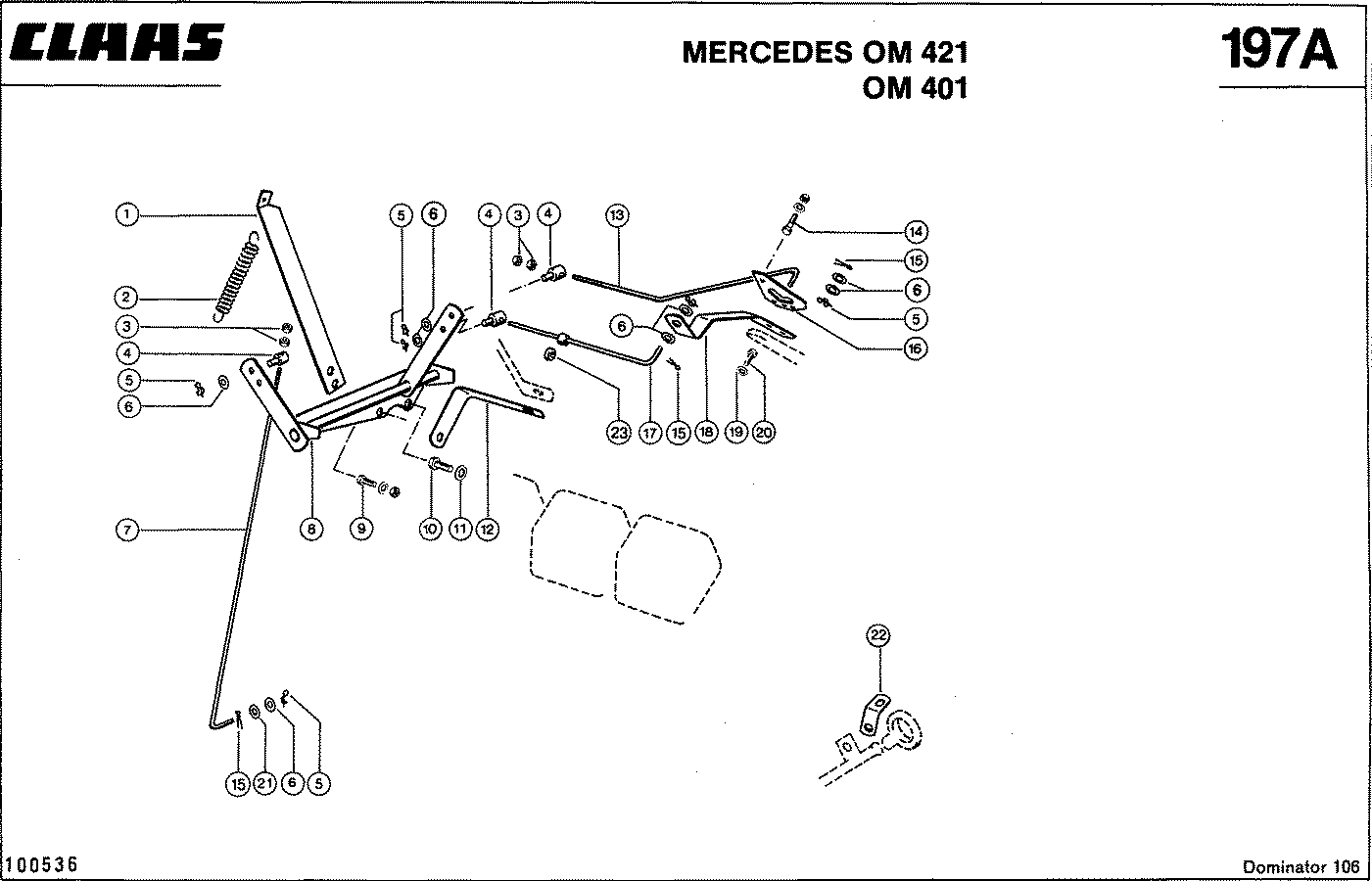 DOMINATOR - MOTORZUBEHOER, MERCEDES OM 421 / OM 401