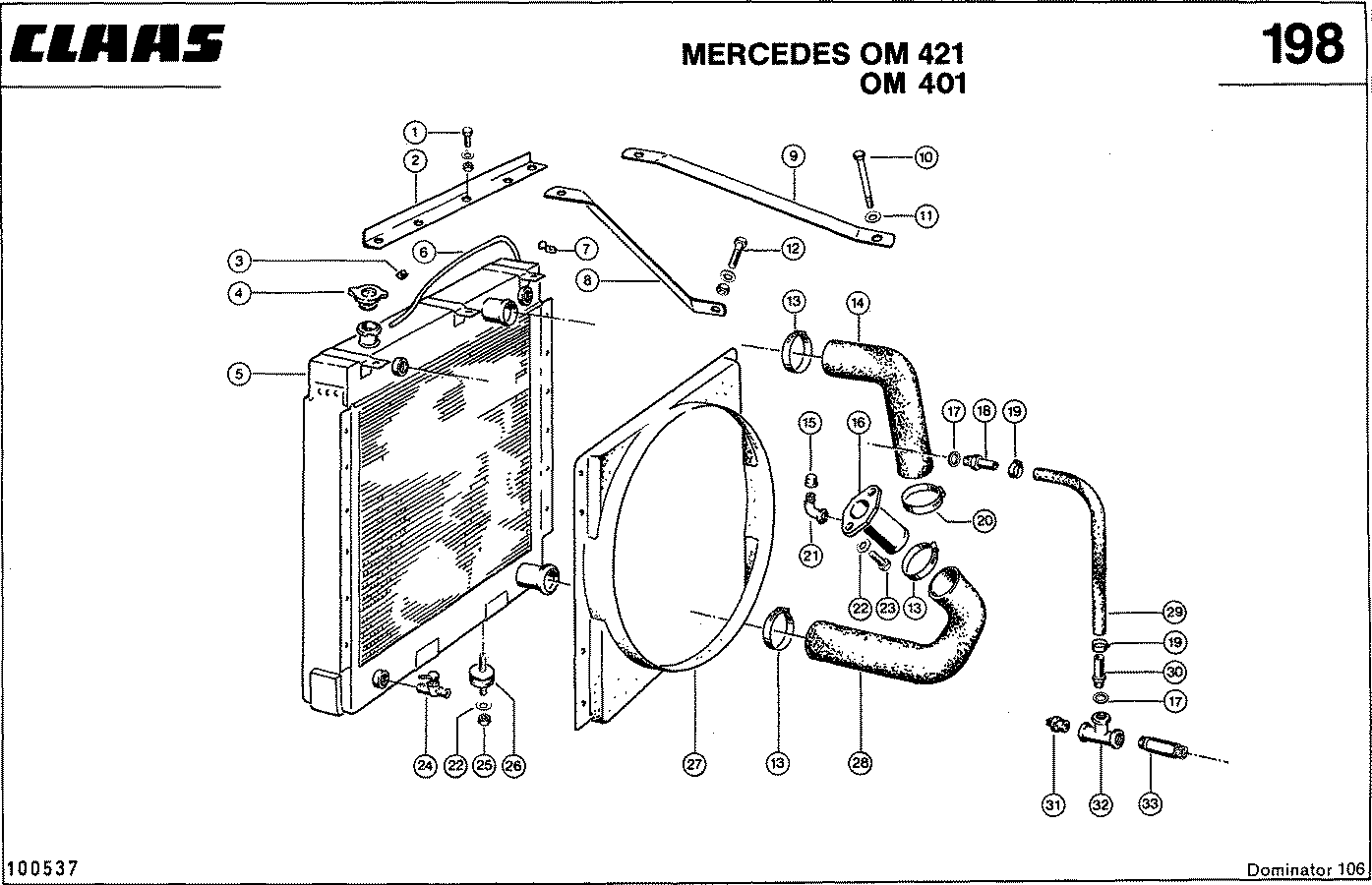 DOMINATOR - MOTORZUBEHOER, MERCEDES OM 421 / OM 401