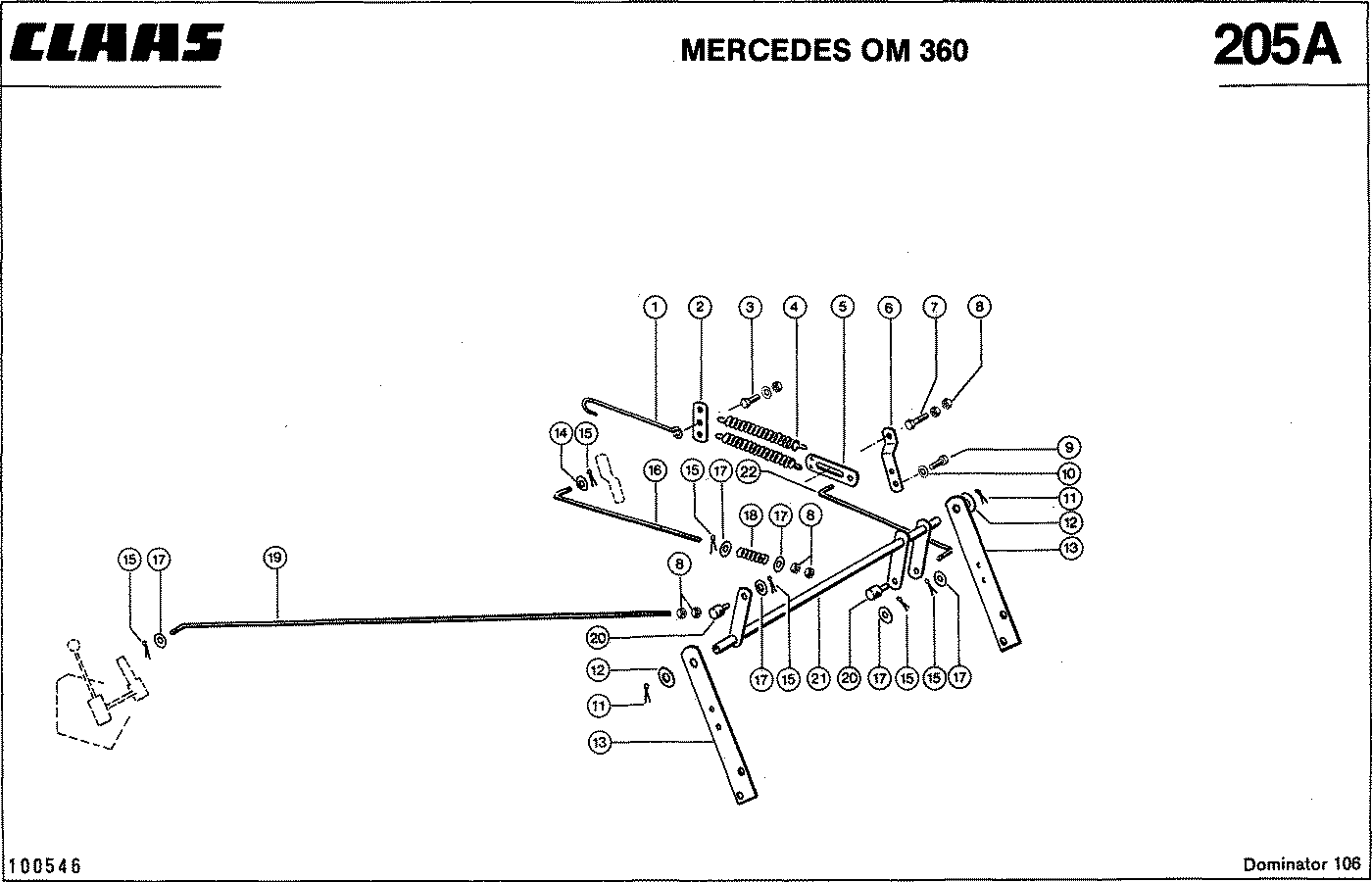 DOMINATOR - MOTORZUBEHOER, MERCEDES OM 360