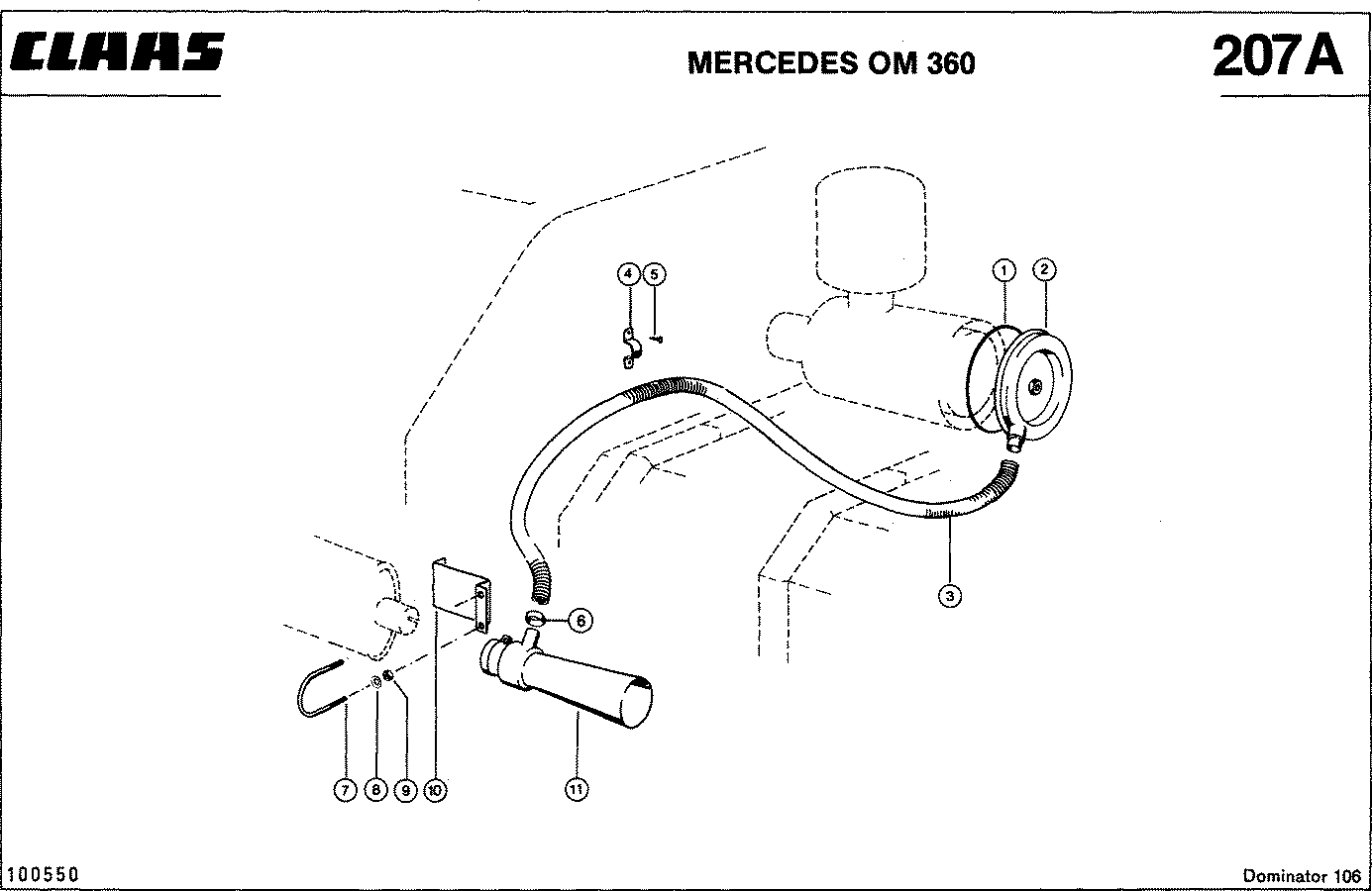 DOMINATOR - MOTORZUBEHOER, MERCEDES OM 360