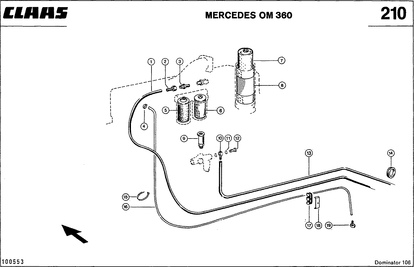 DOMINATOR - MOTORZUBEHOER, MERCEDES OM 360