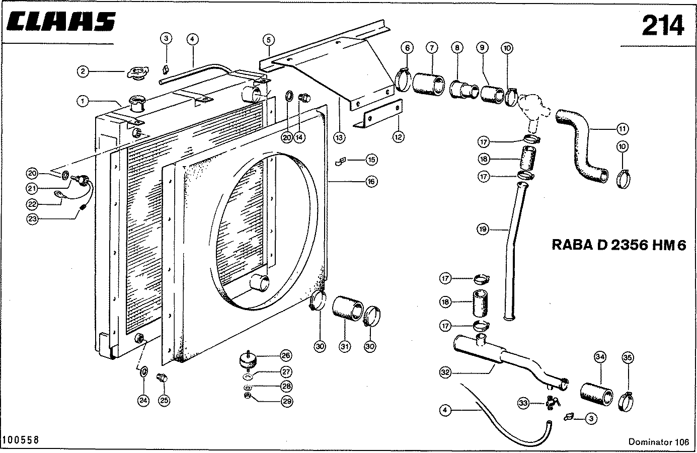 DOMINATOR - MOTORZUBEHOER, RABA D 2356 HM 6