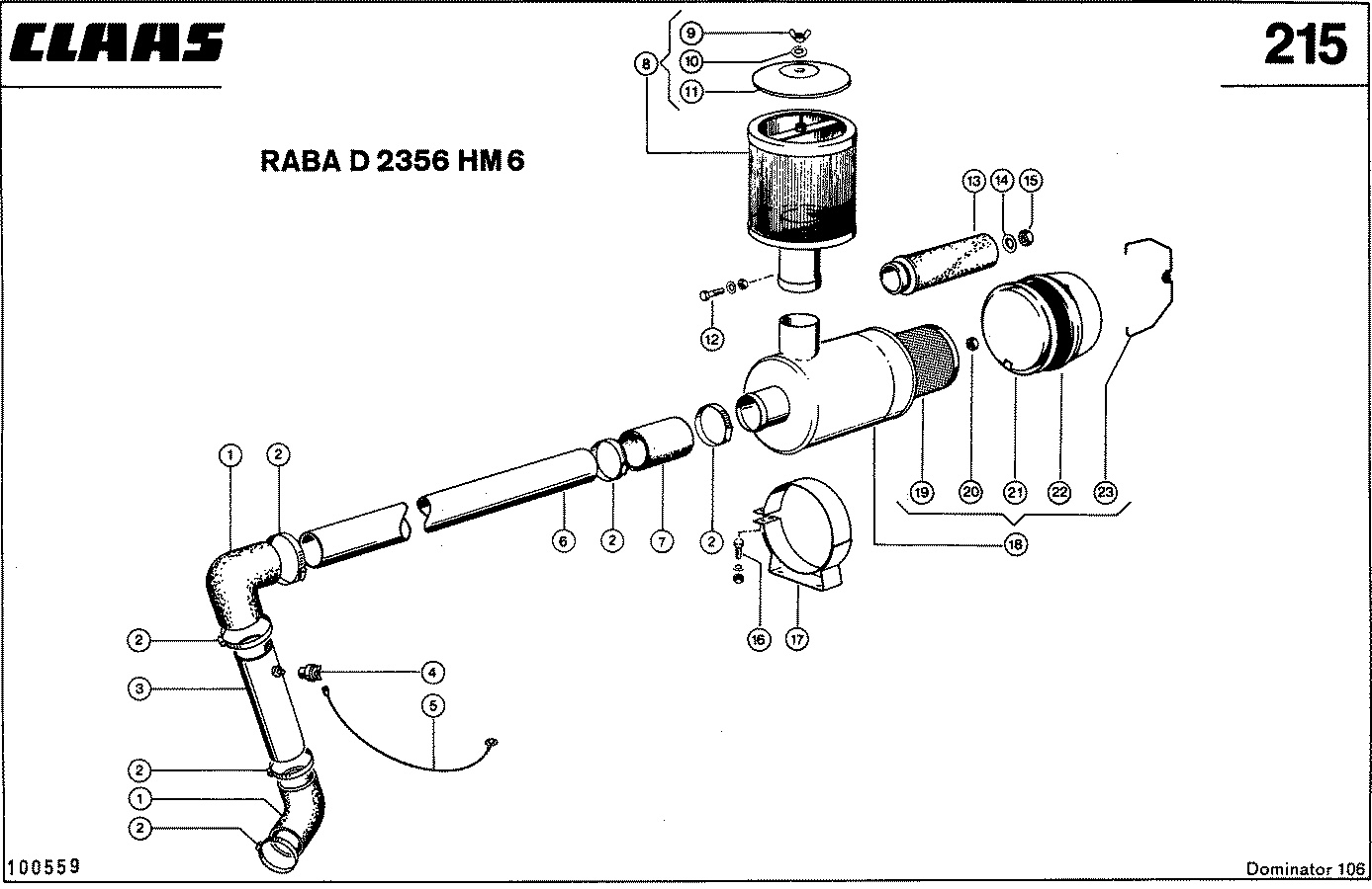 DOMINATOR - MOTORZUBEHOER, RABA D 2356 HM 6