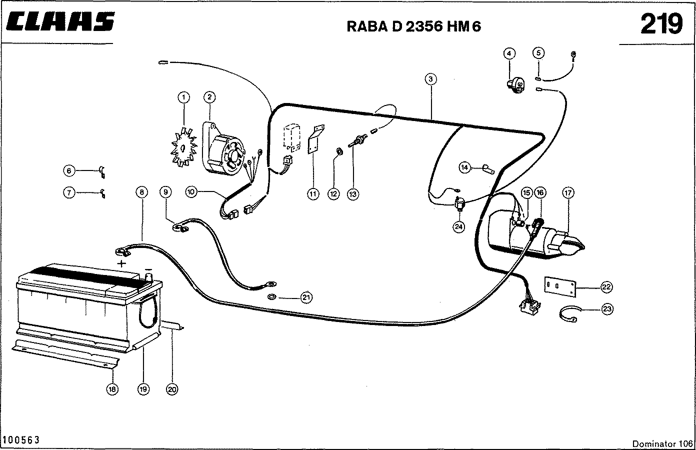 DOMINATOR - MOTORZUBEHOER, RABA D 2356 HM 6