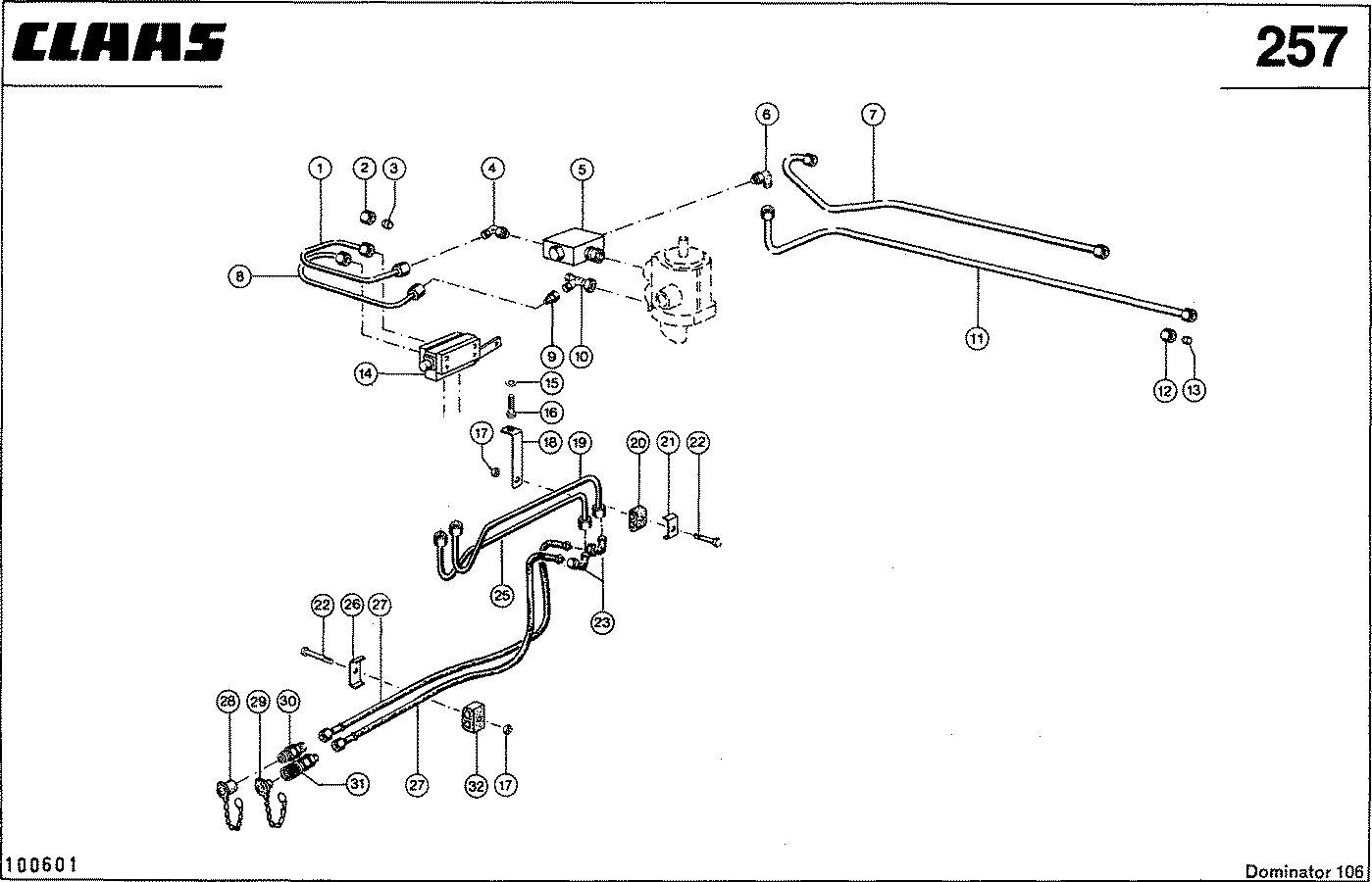 DOMINATOR - HASPEL-HORIZONTALVERSTELLUNG, VAR.3675 / 3749